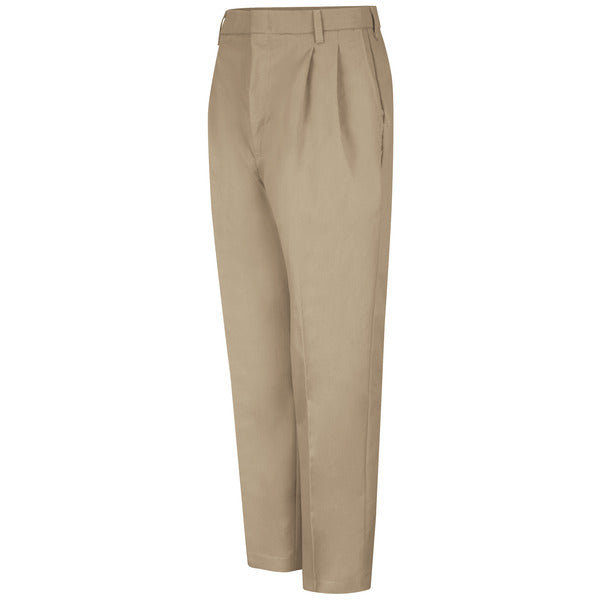 Acura Accelerated Men's Pleated Twill Slacks-Khaki