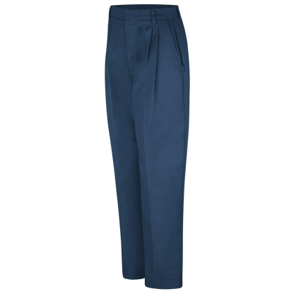 Red Kap Women's Pleated Twill Slacks -Navy