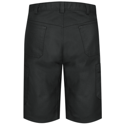 Red Kap Men's Performance Shop Shorts-Black