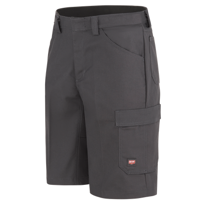 Red Kap Men's Performance Shop Shorts-Charcoal