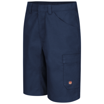 Red Kap Men's Performance Shop Shorts-Navy