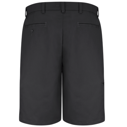 Red Kap Men's Cell Phone Pocket Shorts-Black