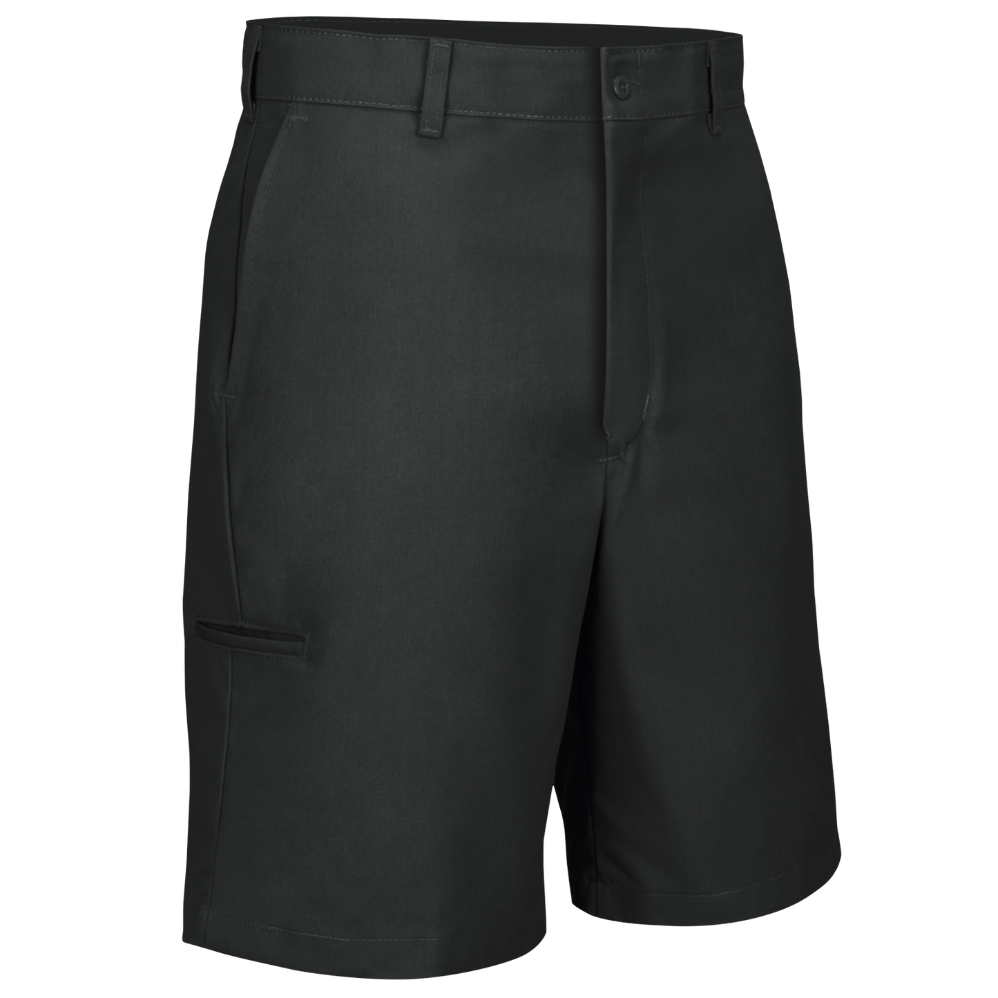 Red Kap Men's Cell Phone Pocket Shorts-Black