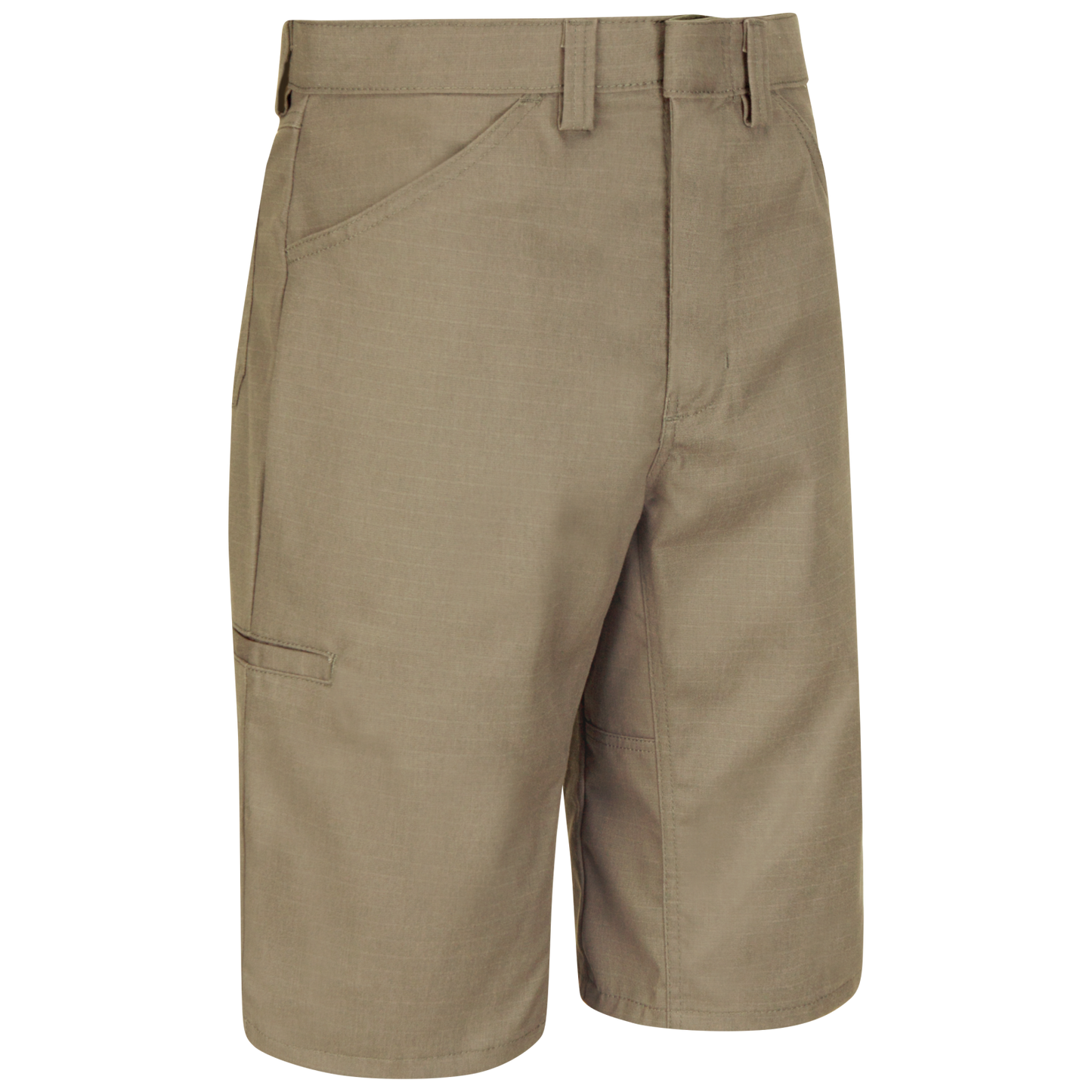 Red Kap Men's Lightweight Crew Shorts-Khaki