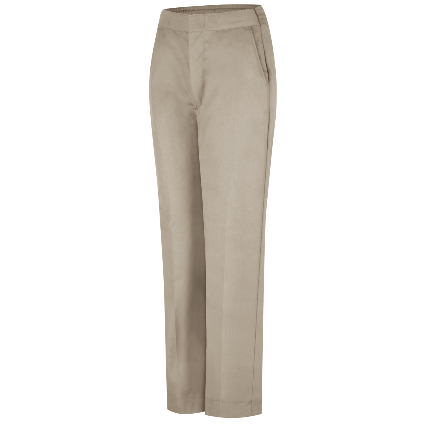 Red Kap Women's Half-Elastic Work Pant - Tan