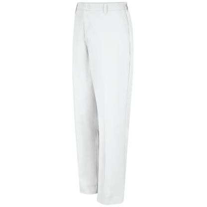 Red Kap Men's Elastic Insert Work Pant-White