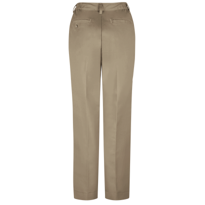 Red Kap Women's Elastic Insert Work Pant - Khaki