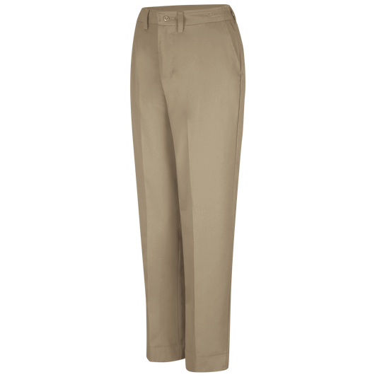 Red Kap Women's Elastic Insert Work Pant - Khaki