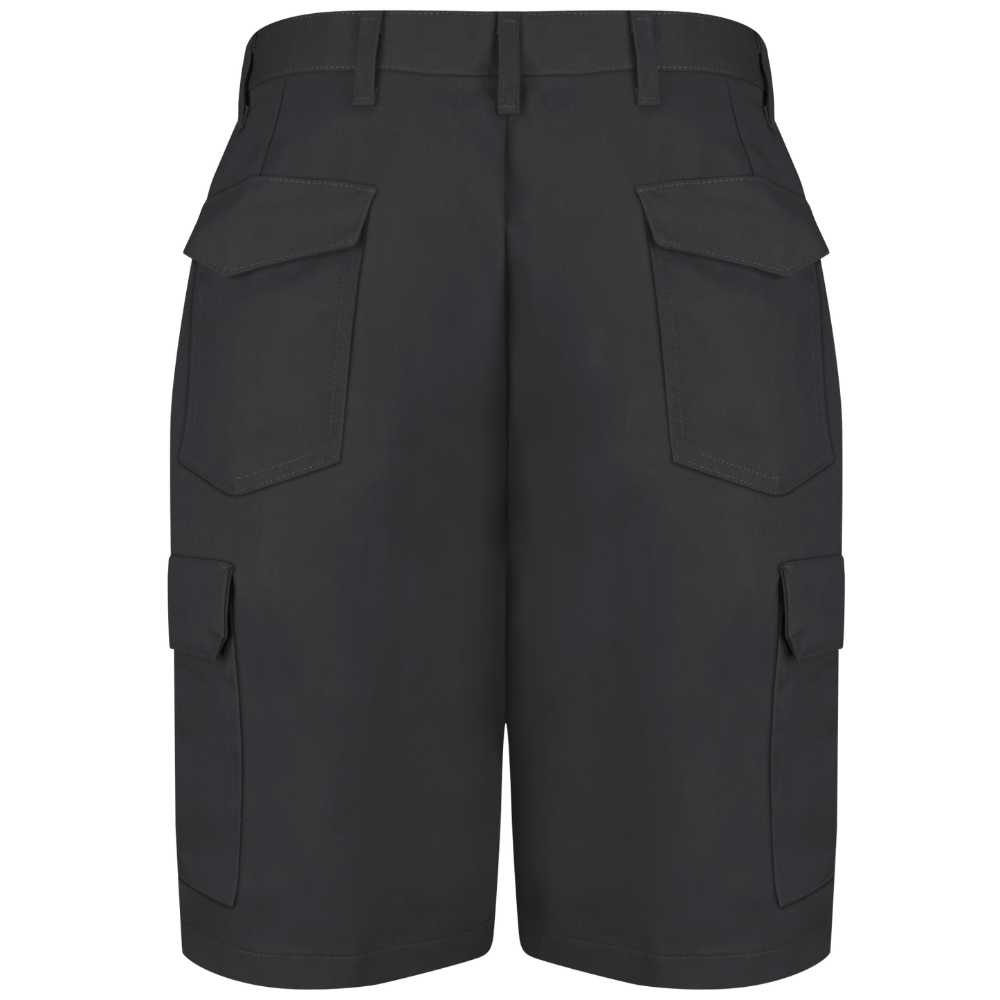 Red Kap Men's Cargo Shorts-Black