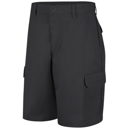 Red Kap Men's Cargo Shorts-Black