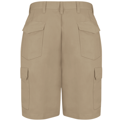 Red Kap Men's Cargo Shorts-Khaki