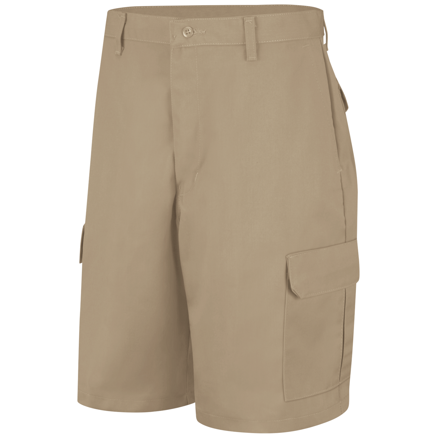 Red Kap Men's Cargo Shorts-Khaki