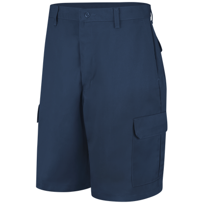 Red Kap Men's Cargo Shorts-Navy