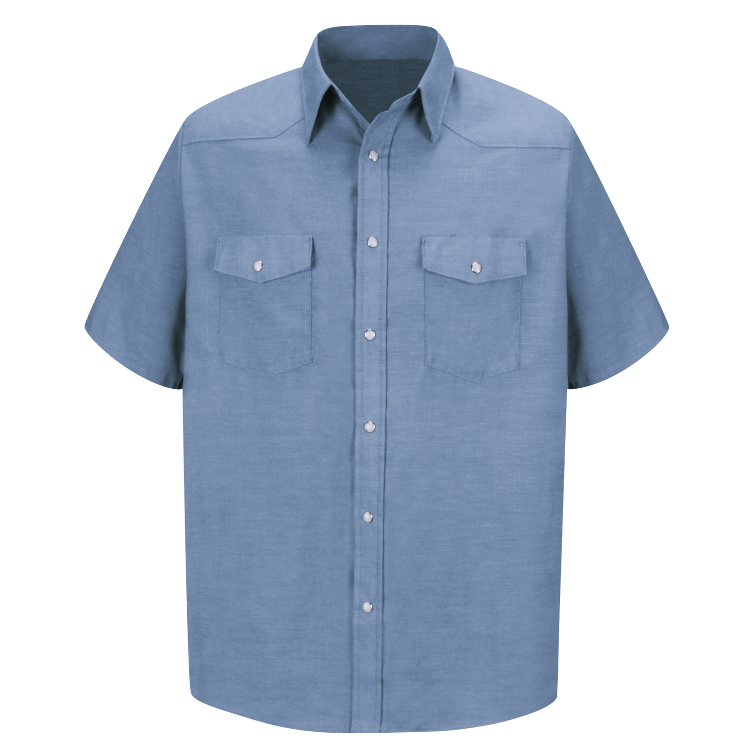 Red Kap Men's Short Sleeve Deluxe Western Style Shirt