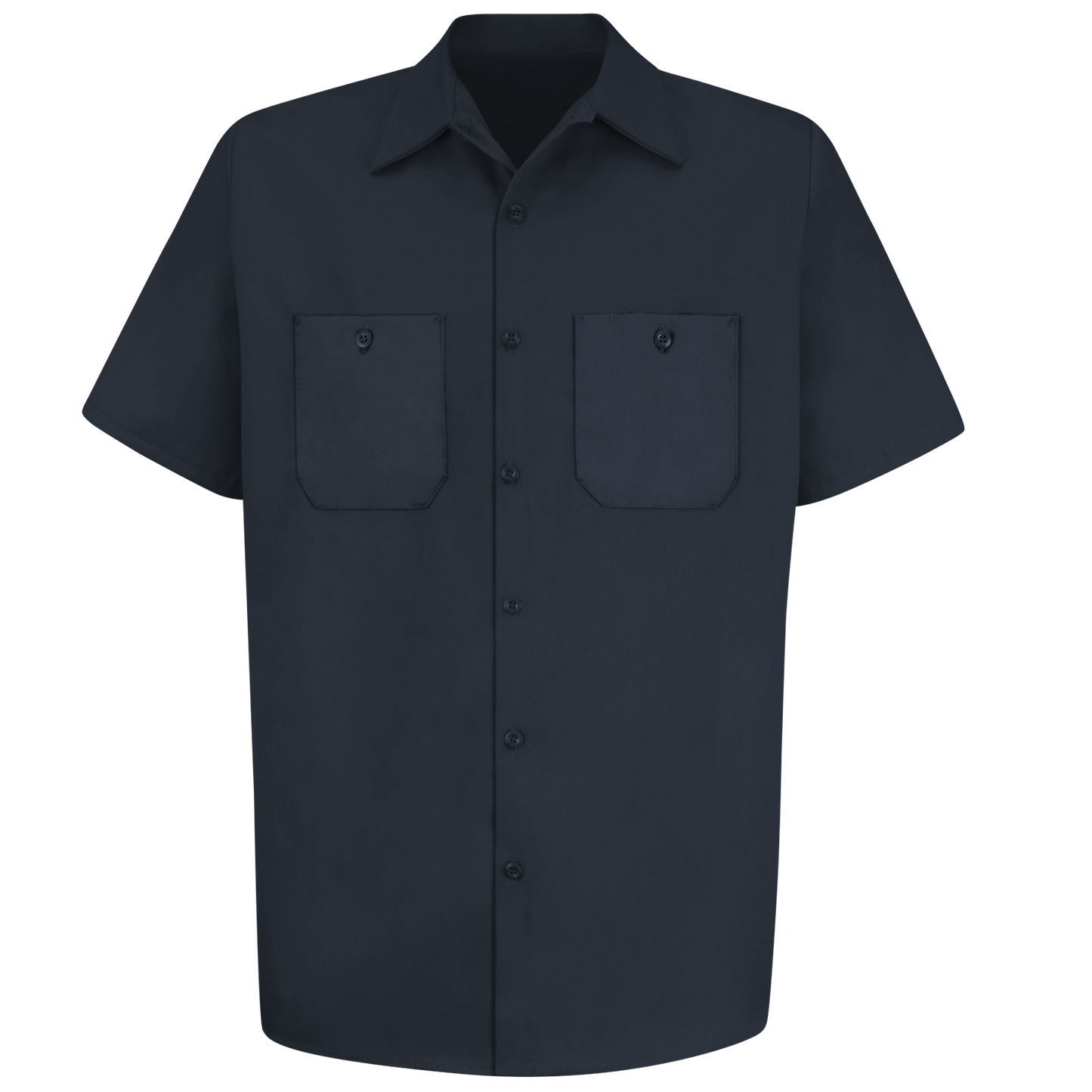 Red Kap Men's Short Sleeve Wrinkle-Resistant Cotton Work Shirt