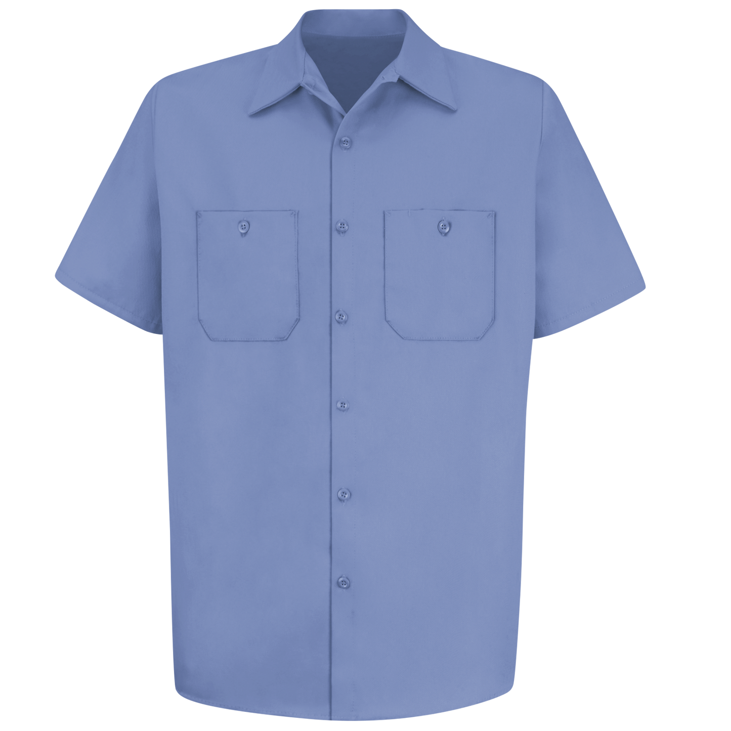 Red Kap Men's Short Sleeve Wrinkle-Resistant Cotton Work Shirt