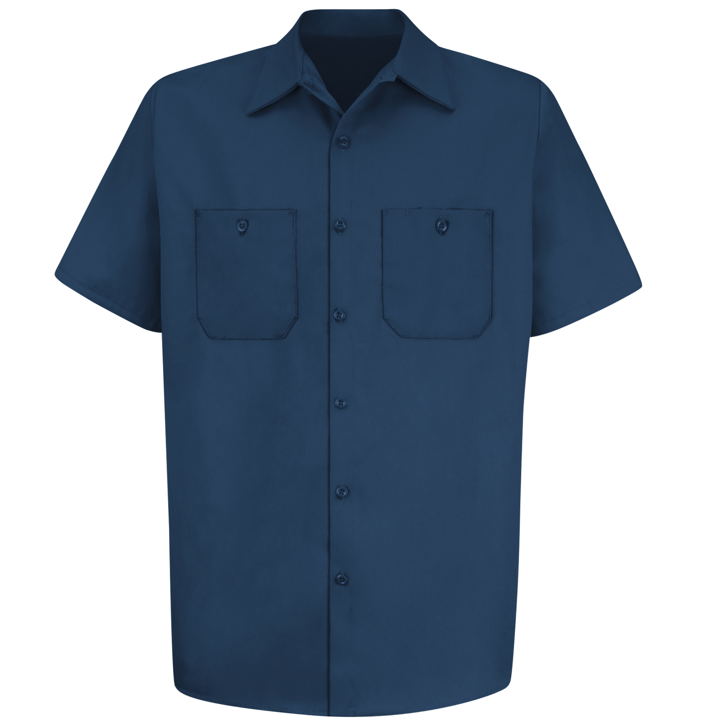 Red Kap Men's Short Sleeve Wrinkle-Resistant Cotton Work Shirt