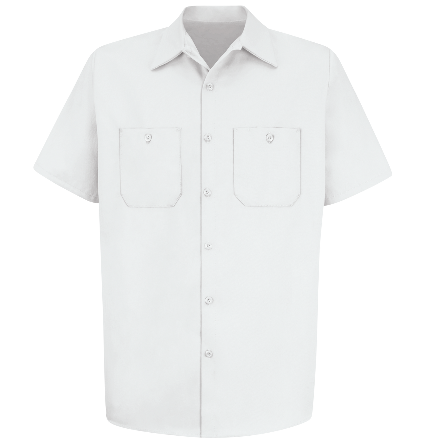 Red Kap Men's Short Sleeve Wrinkle-Resistant Cotton Work Shirt