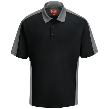 Red Kap Men's Short Sleeve Performance Knit® Two-Tone Polo