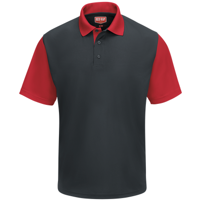 Red Kap Men's Short Sleeve Performance Knit® Color-Block Polo