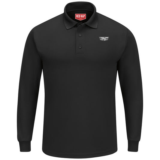 Polo de manga larga de punto de alto rendimiento para hombre de Cadillac®