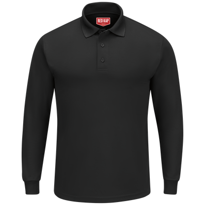 Red Kap Men's Long Sleeve Performance Knit® Polo