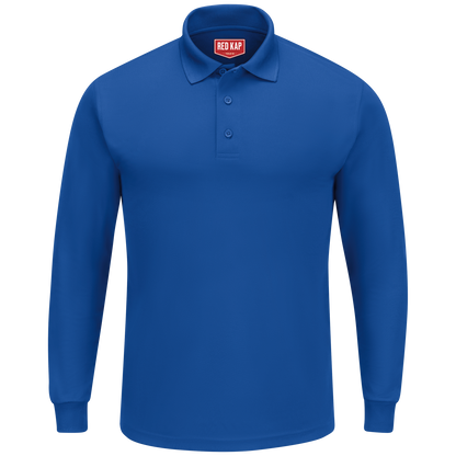 Red Kap Men's Long Sleeve Performance Knit® Polo