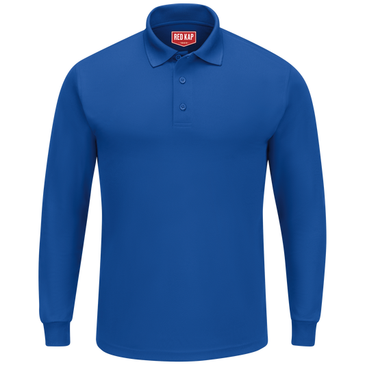 Red Kap Men's Long Sleeve Performance Knit® Polo