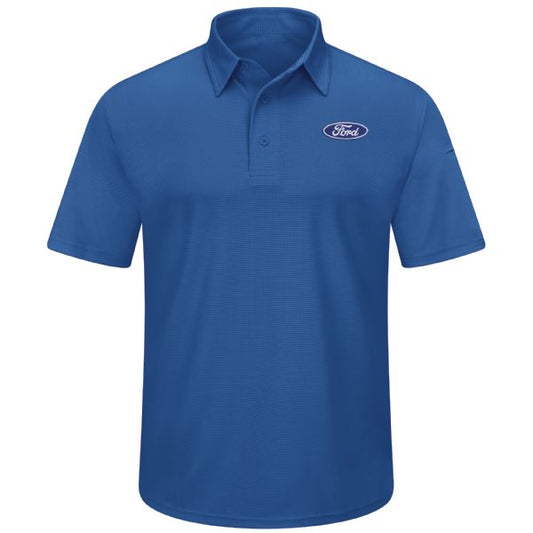 Ford® Men's Performance Knit® Flex Series Pro Polo - Royal  Blue -SK90FR