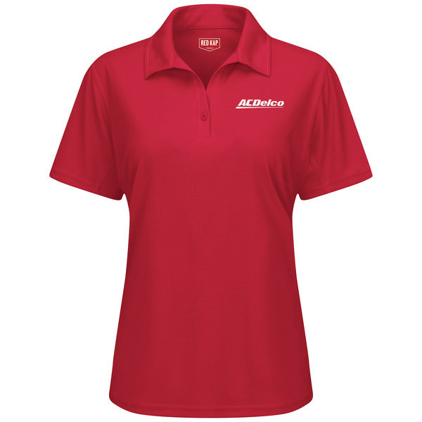 ACDELCO® Womens Performance Knit Flex Series Pro Polo - Red - SK91AR