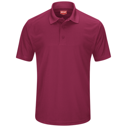 Red Kap Men's Short Sleeve Performance Knit® Pocketless Core Polo