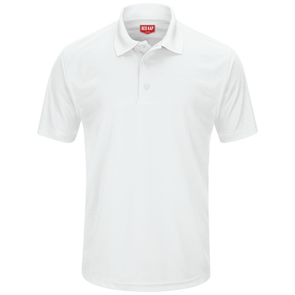 Red Kap Men's Short Sleeve Performance Knit® Pocketless Core Polo