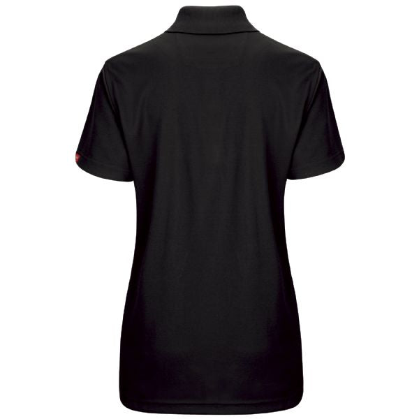 Toyota® Women's SS Performance Knit® Pocketless Core Polo - Service Center Logo - Black - 5517BK