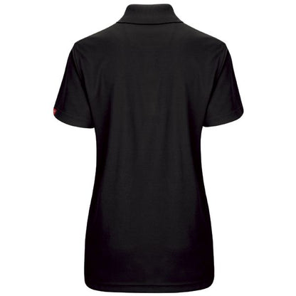 Toyota® Women's SS Performance Knit® Pocketless Core Polo - Service Center Logo - Black - 5517BK