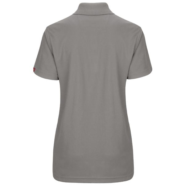 Toyota® Women's Short Sleeve Performance Knit® Pocketless Core Polo - Toyota Logo - Grey - 5527GY