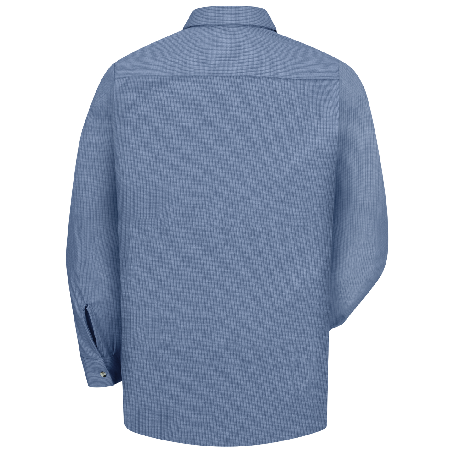 Red Kap Men's Long Sleeve Geometric Microcheck Work Shirt