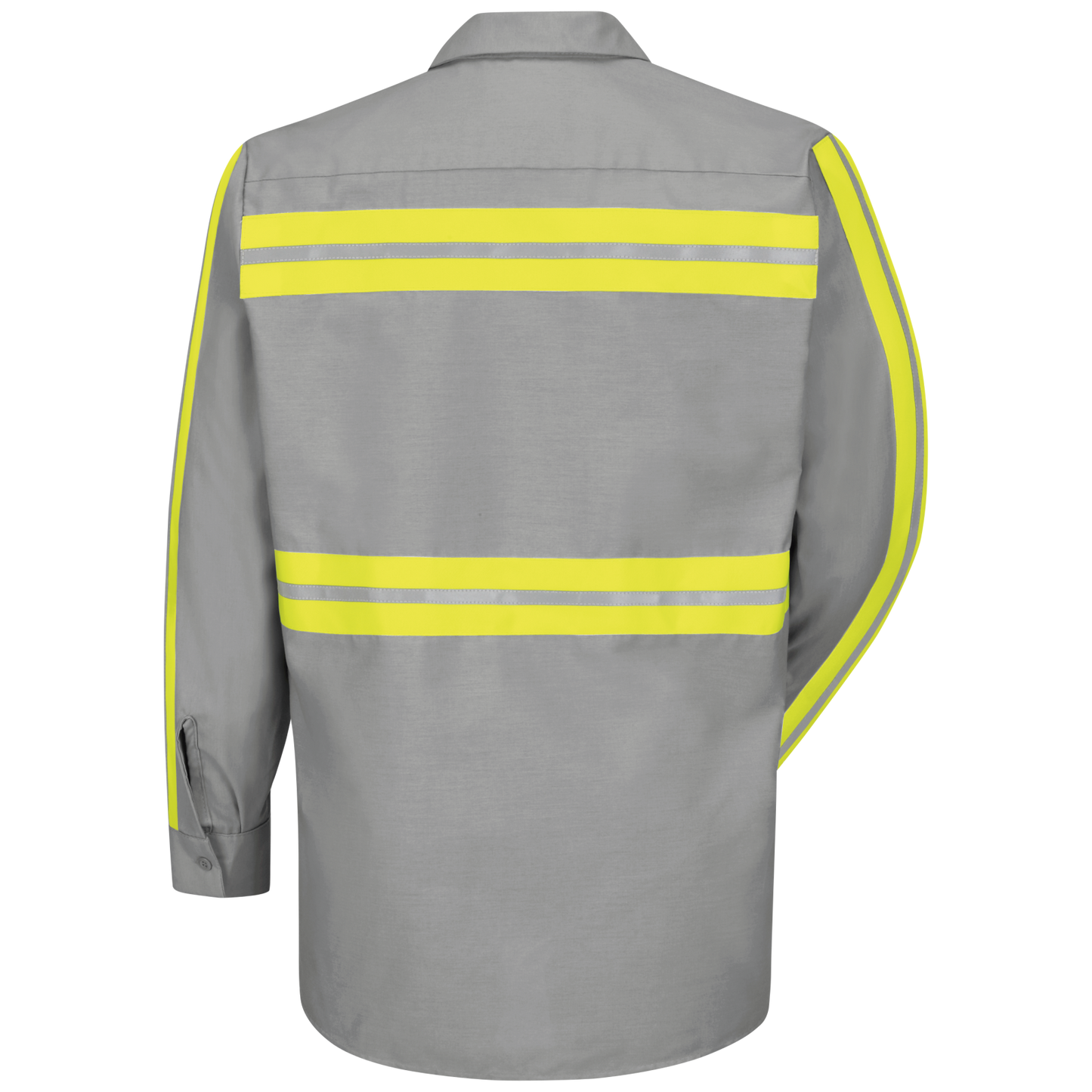 Red Kap Long Sleeve Enhanced Visibility Industrial Work Shirt