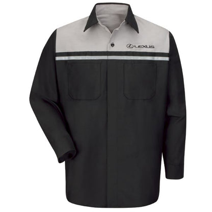 Lexus Men's Long Sleeve Technician Shirt - Black