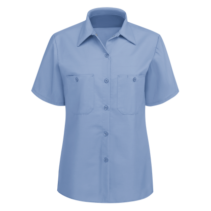 Red Kap Women's Short Sleeve Industrial Work Shirt