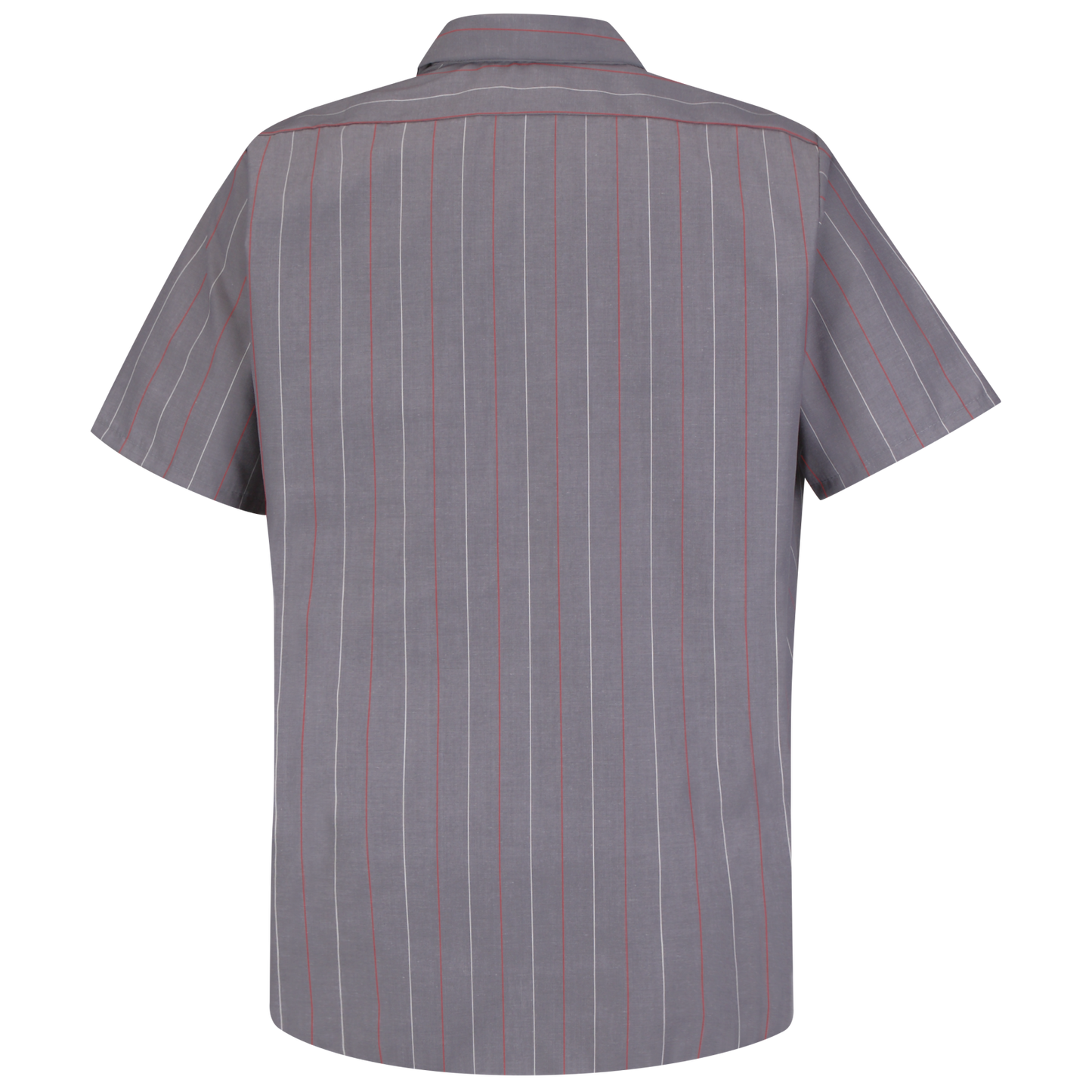 Red Kap Men's Short Sleeve Industrial Stripe Work Shirt