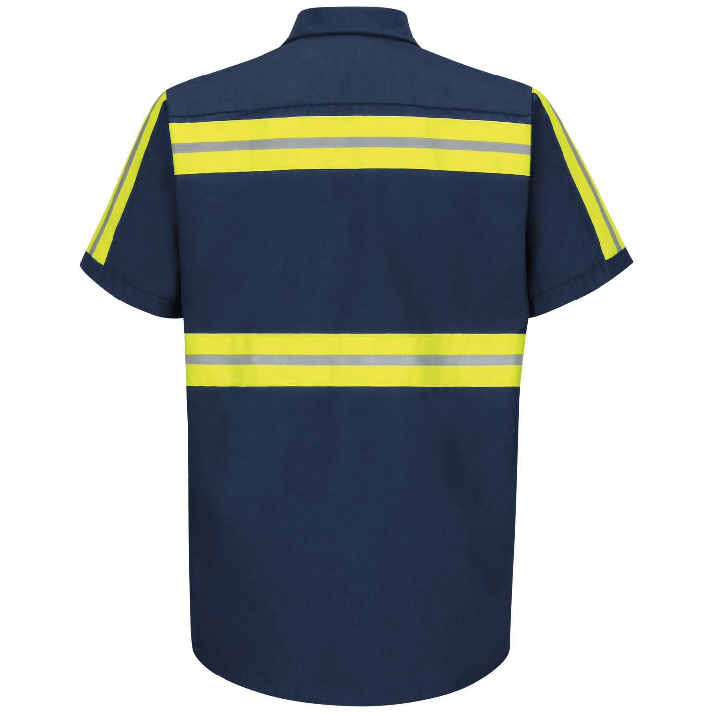 Red Kap Short Sleeve Enhanced Visibility Industrial Work Shirt