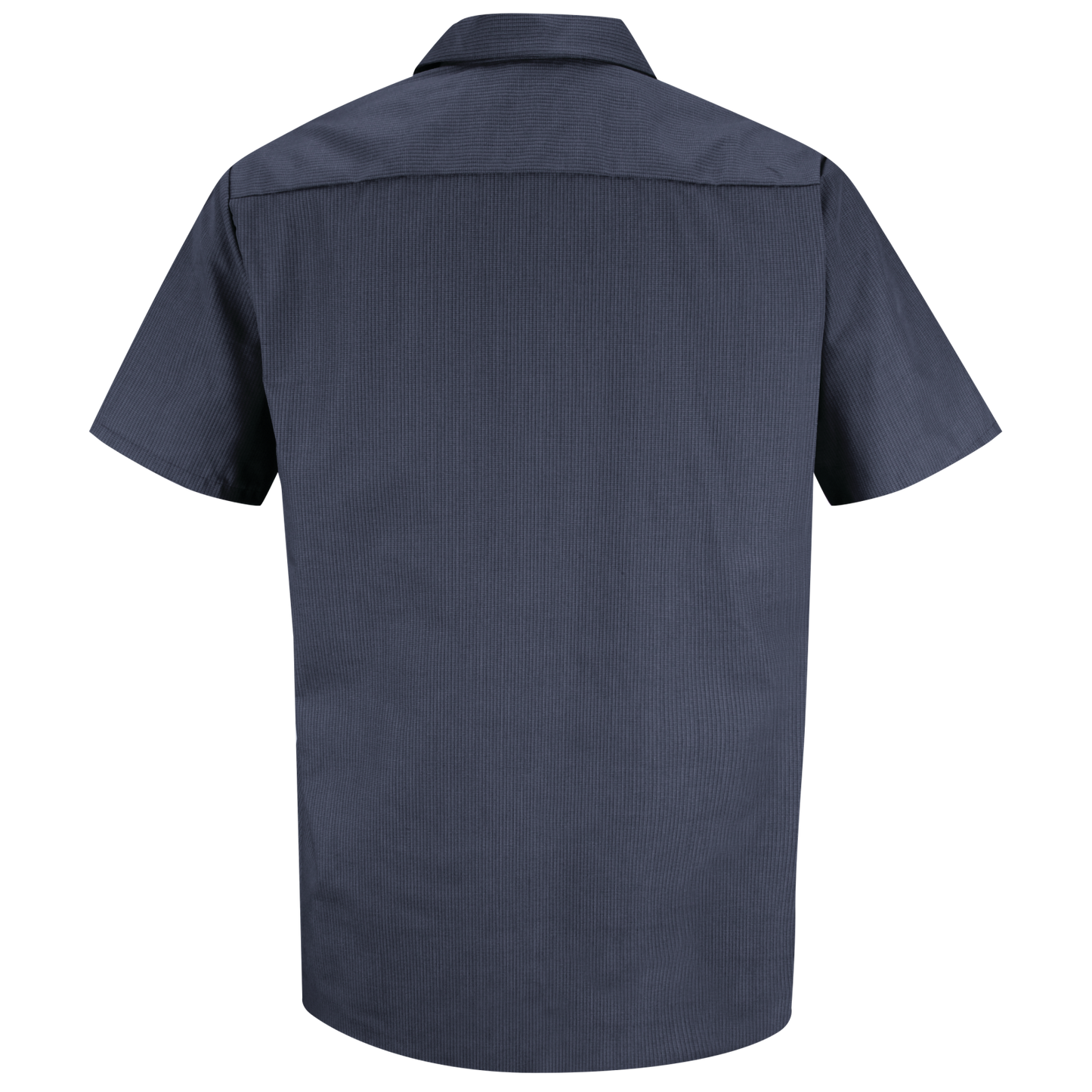 Red Kap Men's Short Sleeve Geometric Microcheck Work Shirt