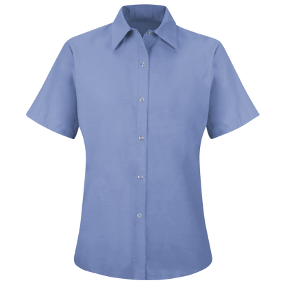 Red Kap Women's Short Sleeve Specialized Pocketless Work Shirt