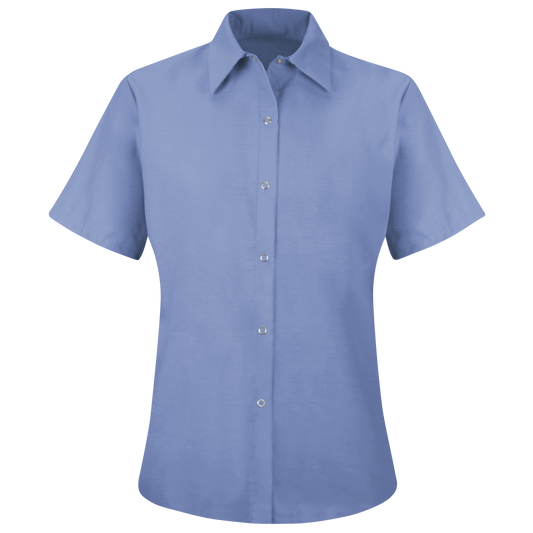 Red Kap Women's Short Sleeve Specialized Pocketless Work Shirt