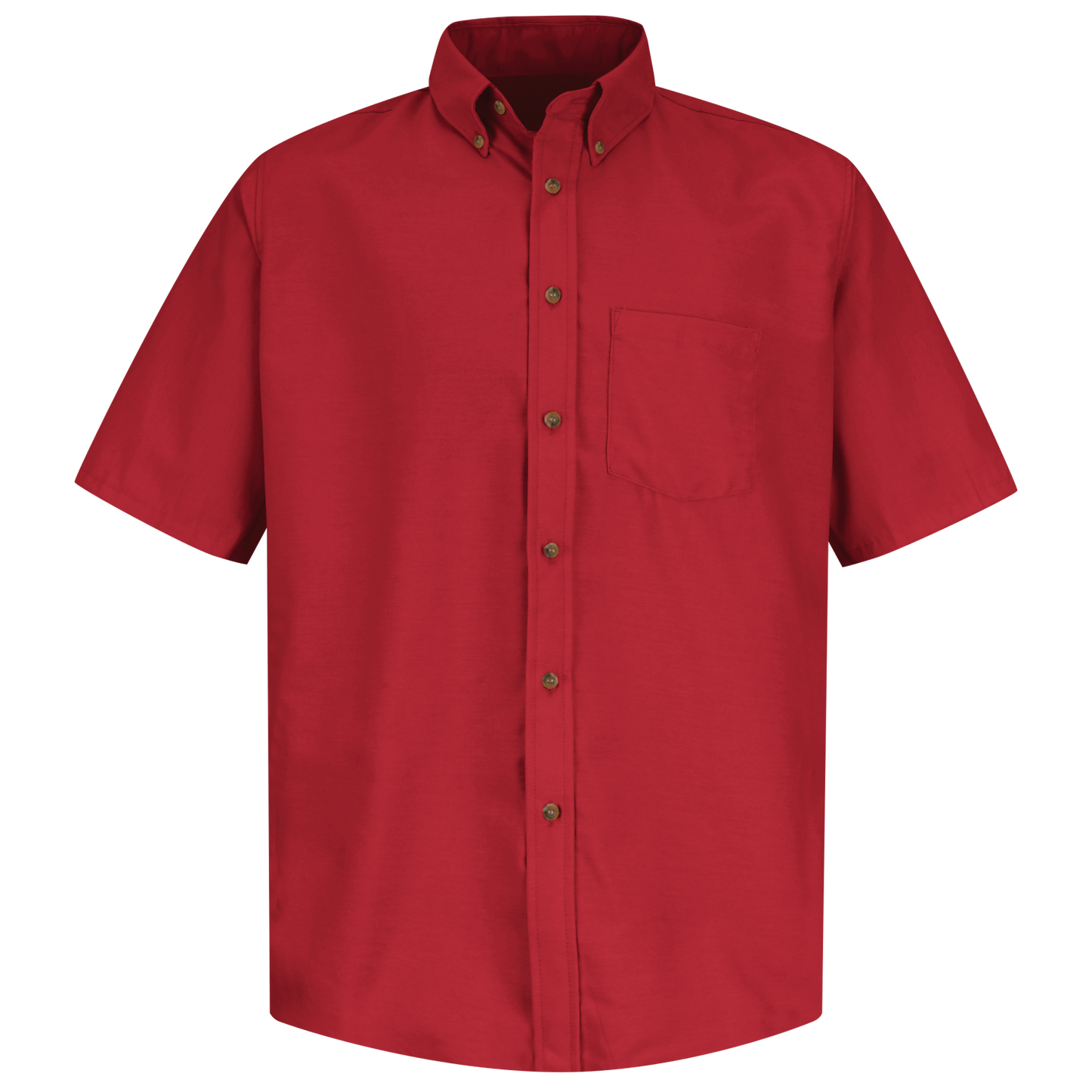 Red Kap Men's Short Sleeve Poplin Dress Shirt