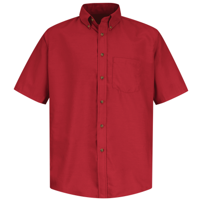 Red Kap Men's Short Sleeve Poplin Dress Shirt