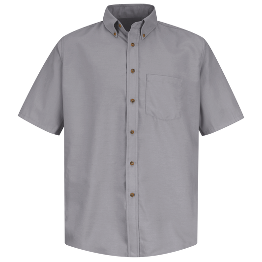 Red Kap Men's Short Sleeve Poplin Dress Shirt