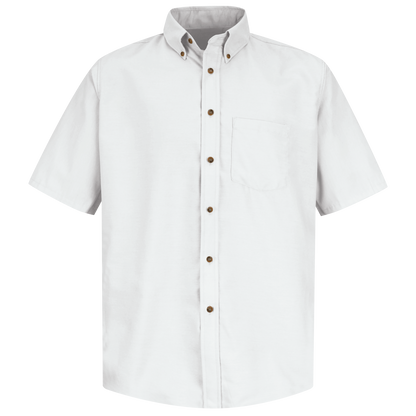 Red Kap Men's Short Sleeve Poplin Dress Shirt