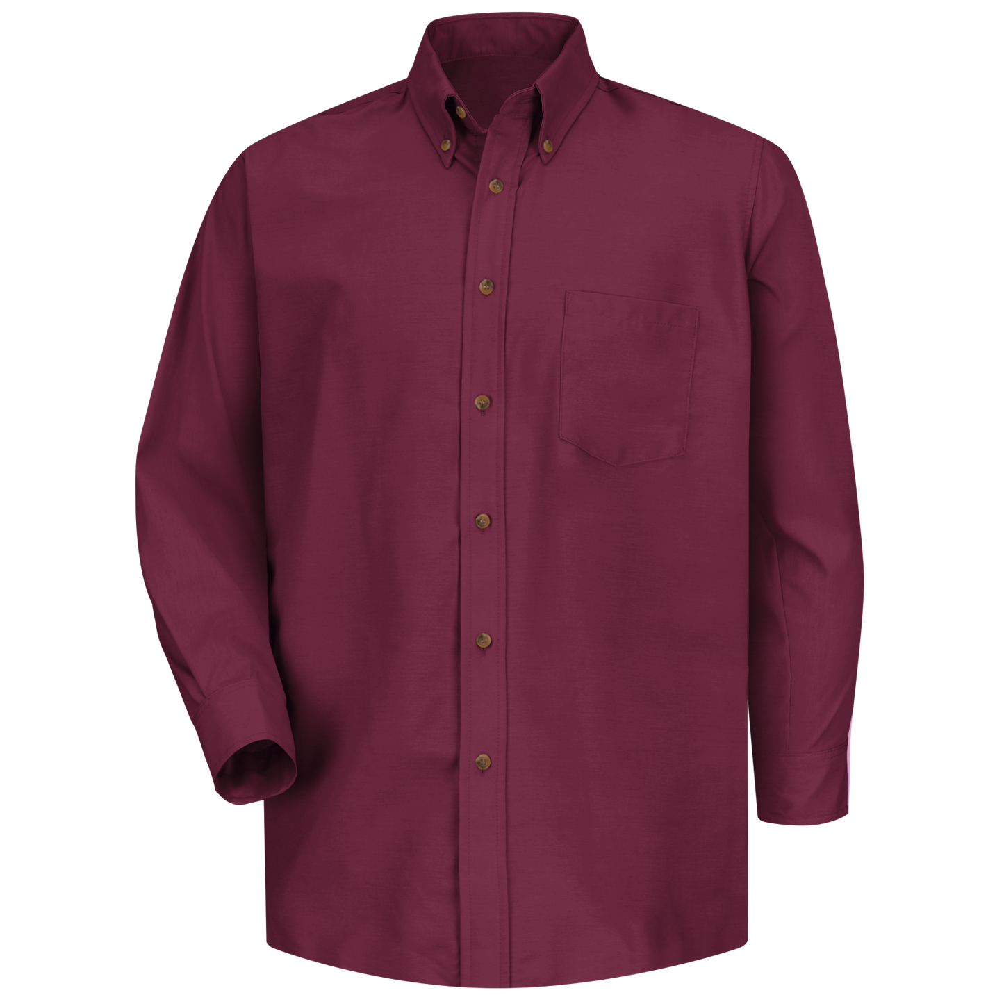 Red Kap Men's Long Sleeve Poplin Dress Shirt