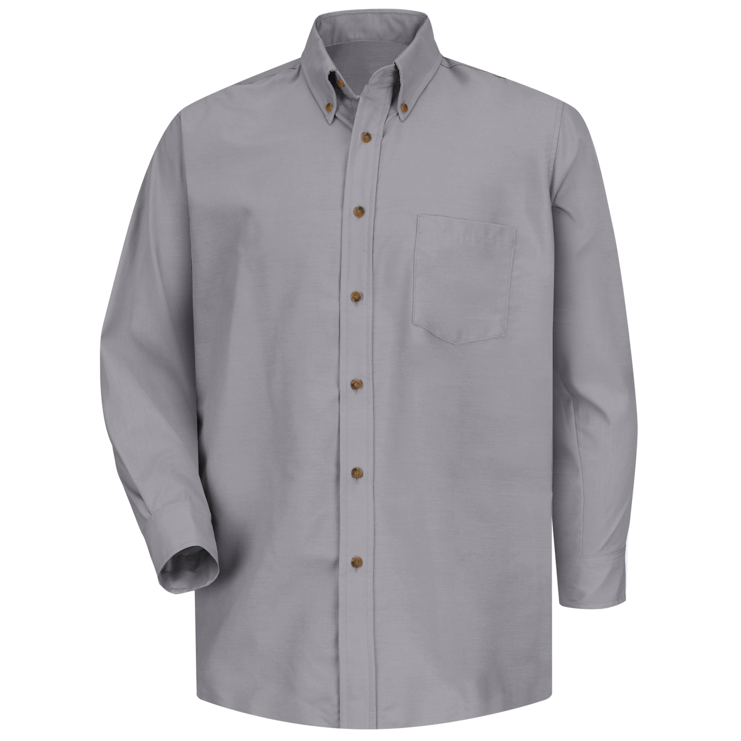 Red Kap Men's Long Sleeve Poplin Dress Shirt